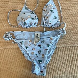 Adidas Swim Bikini Set - Light Blue